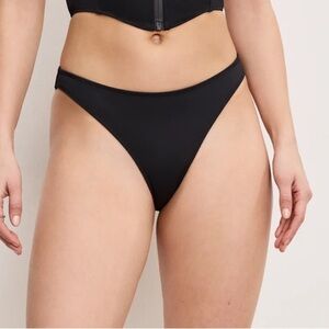 2/$30 Good American Compression Better Bikini Bottom – Black – Size 1 Small